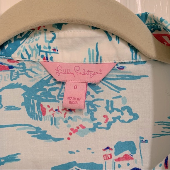 LILLY PULITZER button down shirt - Picture 3 of 4